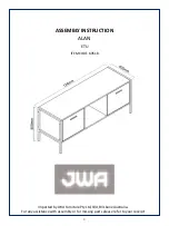 Предварительный просмотр 1 страницы JWA ALAN 69518 Assembly Instruction Manual