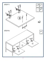 Предварительный просмотр 8 страницы JWA ALAN 69518 Assembly Instruction Manual