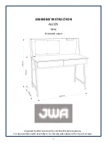 Preview for 1 page of JWA ALCOY 68425 Assembly Instruction Manual