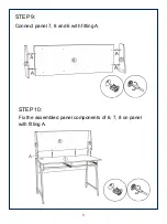 Preview for 9 page of JWA ALCOY 68425 Assembly Instruction Manual