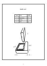 Предварительный просмотр 3 страницы JWA ALECTO 68046 Assembly Instruction Manual