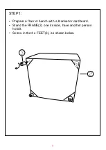 Предварительный просмотр 4 страницы JWA ALECTO 68046 Assembly Instruction Manual