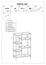 Предварительный просмотр 3 страницы JWA AMELIE 75120 Assembly Instructions Manual