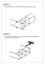 Предварительный просмотр 5 страницы JWA AMELIE 75120 Assembly Instructions Manual