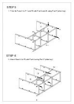 Предварительный просмотр 6 страницы JWA AMELIE 75120 Assembly Instructions Manual