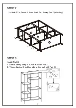 Предварительный просмотр 7 страницы JWA AMELIE 75120 Assembly Instructions Manual