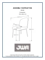 Предварительный просмотр 1 страницы JWA Anzio 71375 Assembly Instruction Manual