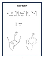 Preview for 3 page of JWA Anzio 71375 Assembly Instruction Manual