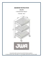 Preview for 1 page of JWA ARLON 70332 Assembly Instruction Manual