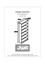 JWA AUDRA 800 Assembly Instruction Manual предпросмотр