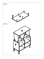 Preview for 8 page of JWA BEATRICE 70182 Assembly Instruction Manual