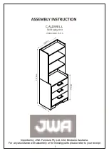 JWA CALDWELL 75115 Assembly Instruction Manual предпросмотр