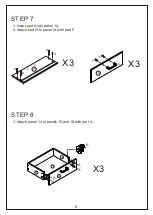 Предварительный просмотр 8 страницы JWA CALDWELL 75115 Assembly Instruction Manual