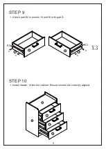 Предварительный просмотр 9 страницы JWA CALDWELL 75115 Assembly Instruction Manual