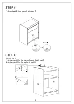 Предварительный просмотр 6 страницы JWA Caldwell 75116 Assembly Instruction Manual