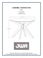 JWA Cara 71525 Assembly Instruction Manual предпросмотр