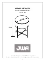 Предварительный просмотр 1 страницы JWA CATANIA 68458 Assembly Instruction Manual