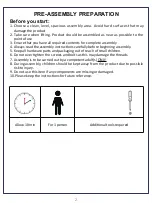 Предварительный просмотр 2 страницы JWA CATANIA 68458 Assembly Instruction Manual