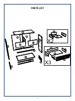 Предварительный просмотр 3 страницы JWA CLAUDE 69381 Assembly Instructions Manual