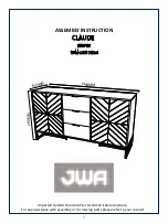 JWA CLAUDE 73584 Assembly Instruction Manual preview