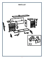 Предварительный просмотр 3 страницы JWA CLAUDE 73584 Assembly Instruction Manual