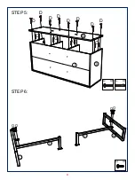 Предварительный просмотр 8 страницы JWA CLAUDE 73584 Assembly Instruction Manual