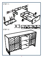 Предварительный просмотр 11 страницы JWA CLAUDE 73584 Assembly Instruction Manual