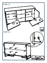 Предварительный просмотр 12 страницы JWA CLAUDE 73584 Assembly Instruction Manual