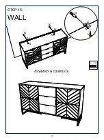 Предварительный просмотр 13 страницы JWA CLAUDE 73584 Assembly Instruction Manual