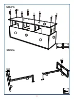 Предварительный просмотр 8 страницы JWA CLAUDE 73585 Assembly Instruction Manual