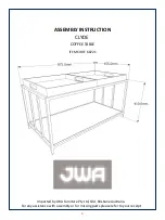 Preview for 1 page of JWA CLYDE 68721 Assembly Instruction Manual