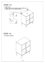 Предварительный просмотр 10 страницы JWA COBB 75100 Assembly Instruction Manual