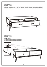 Предварительный просмотр 10 страницы JWA Cobb 75125 Assembly Instruction Manual