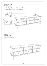 Предварительный просмотр 12 страницы JWA COBB 75147 Assembly Instruction Manual