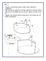 Предварительный просмотр 4 страницы JWA DARLINGTON 68950 Assembly Instruction Manual