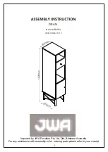 Предварительный просмотр 1 страницы JWA DEAN 75110 Assembly Instruction Manual