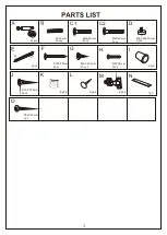 Предварительный просмотр 3 страницы JWA DEAN 75110 Assembly Instruction Manual