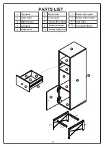 Предварительный просмотр 4 страницы JWA DEAN 75110 Assembly Instruction Manual