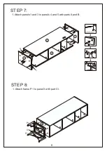 Предварительный просмотр 8 страницы JWA DEAN 75110 Assembly Instruction Manual