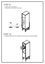 Предварительный просмотр 12 страницы JWA DEAN 75110 Assembly Instruction Manual