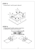 Предварительный просмотр 6 страницы JWA DEAN 75111 Assembly Instruction Manual