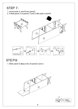 Предварительный просмотр 8 страницы JWA DEAN 75111 Assembly Instruction Manual