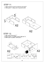 Предварительный просмотр 10 страницы JWA DEAN 75111 Assembly Instruction Manual