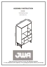 Предварительный просмотр 1 страницы JWA Dean 75112 Assembly Instruction Manual