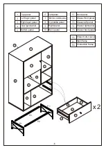 Предварительный просмотр 4 страницы JWA Dean 75112 Assembly Instruction Manual