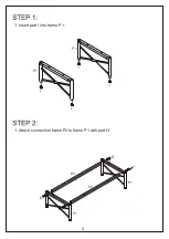 Предварительный просмотр 5 страницы JWA Dean 75112 Assembly Instruction Manual