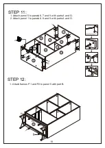 Предварительный просмотр 10 страницы JWA Dean 75112 Assembly Instruction Manual