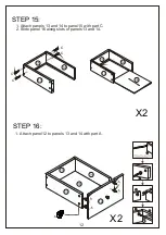 Предварительный просмотр 12 страницы JWA Dean 75112 Assembly Instruction Manual