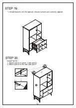 Предварительный просмотр 14 страницы JWA Dean 75112 Assembly Instruction Manual