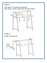 Предварительный просмотр 7 страницы JWA EDGAR 68432 Assembly Instruction Manual